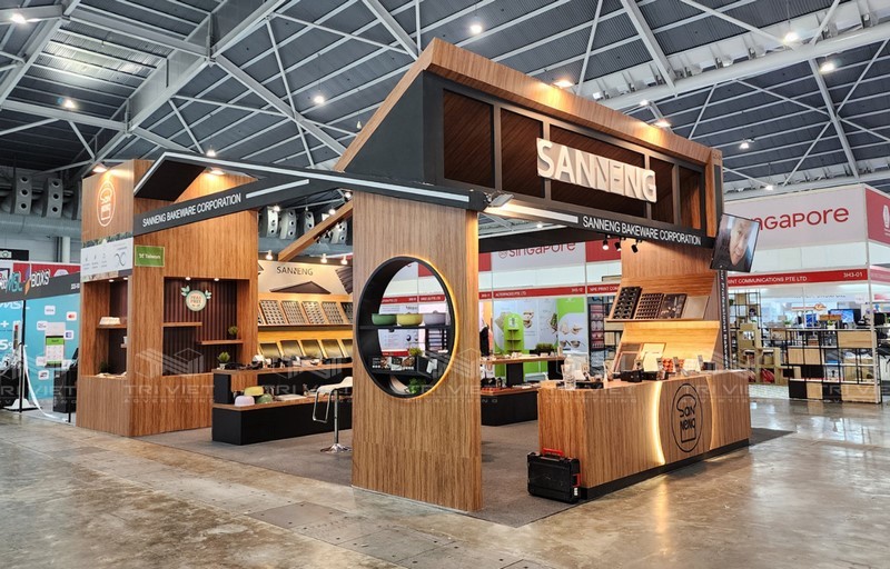 booth trưng bày sản phẩm quảng cáo