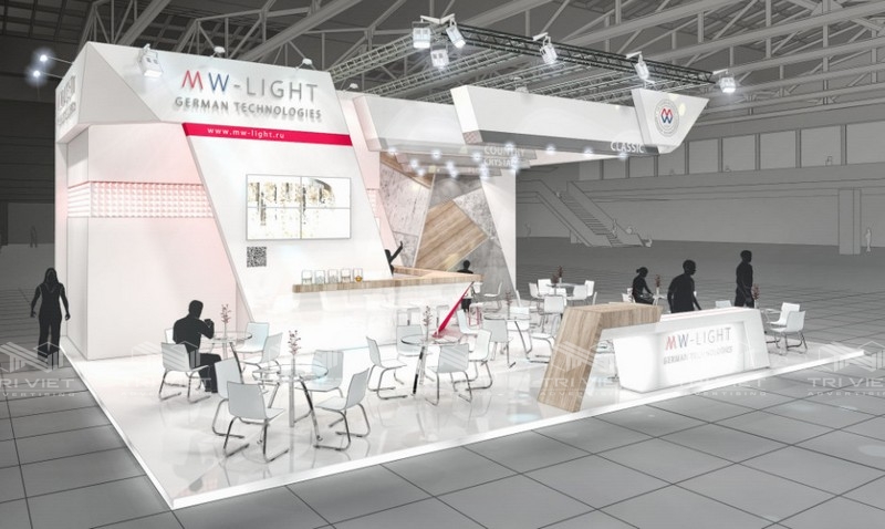 thi công booth trưng bày sản phẩm