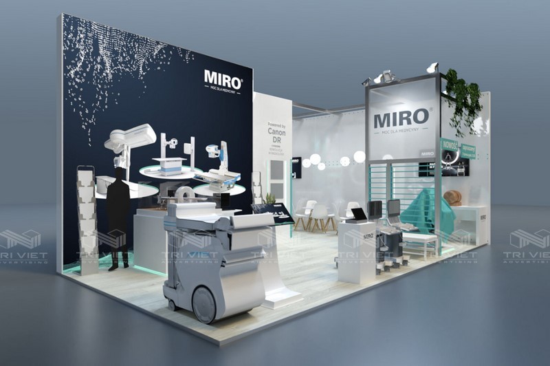 booth trưng bày sản phẩm uy tín hiện nay