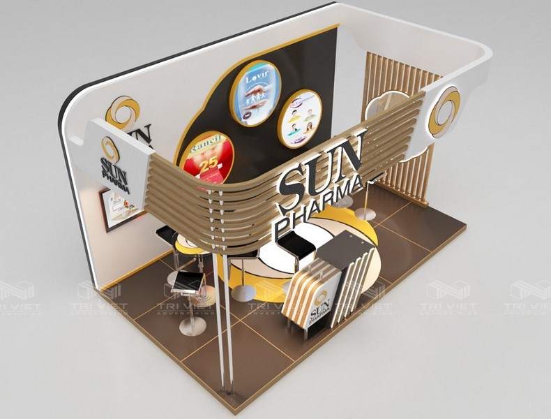 booth trưng bày sản phẩm giá rẻ gần đây