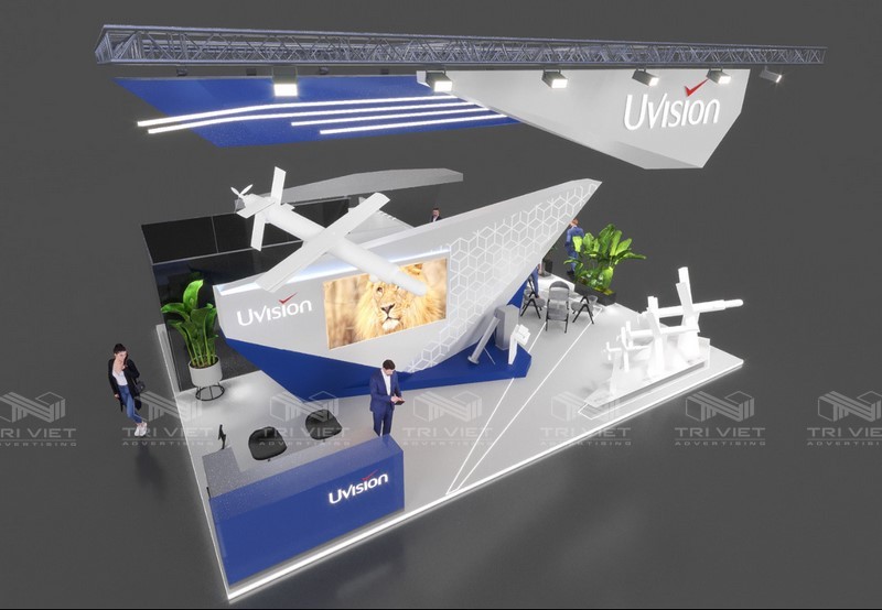 làm booth quảng cáo