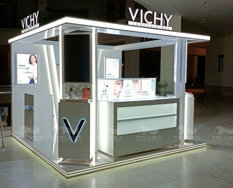 booth trưng bày sản phẩm quảng cáo