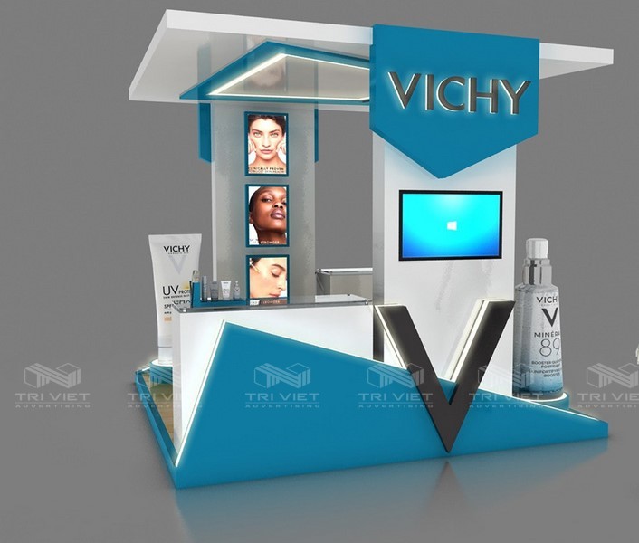 booth quảng cáo tại siêu thị