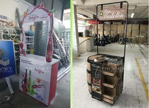 sản xuất booth sampling