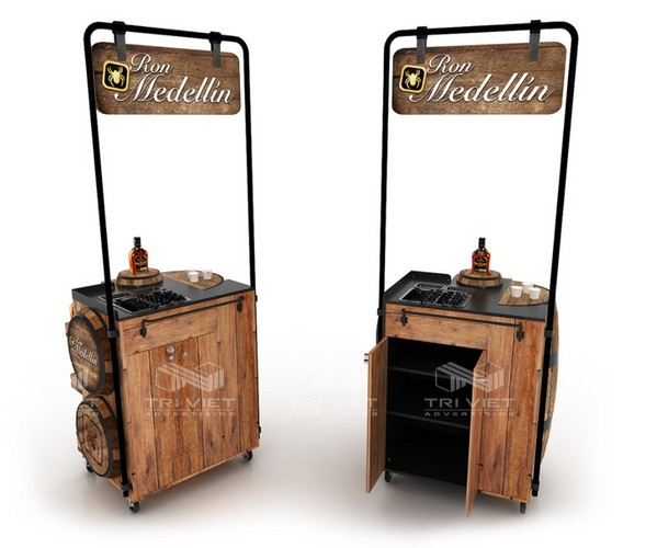 xưởng sản xuất booth sampling