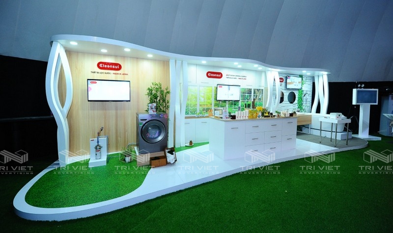 booth trưng bày sản phẩm quảng cáo