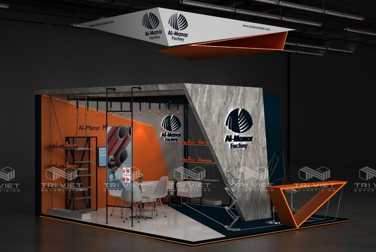 giá làm booth quảng cáo