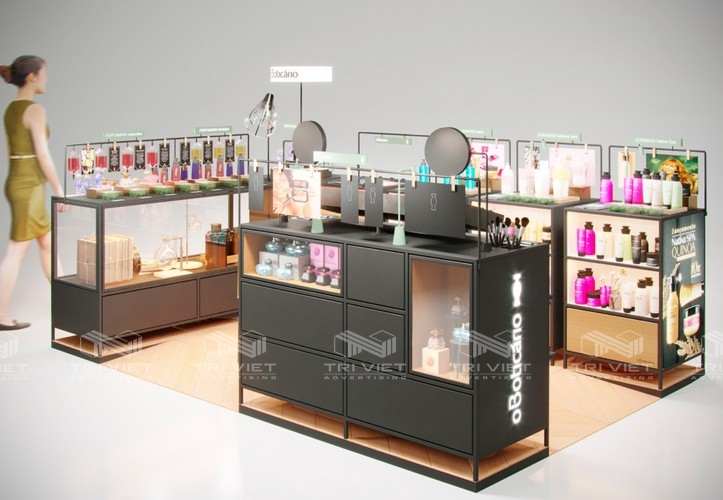 thiết kế booth quảng cáo mẫu đẹp