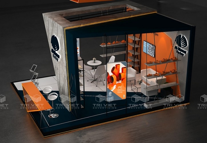 thiết kế booth quảng cáo trọn gói