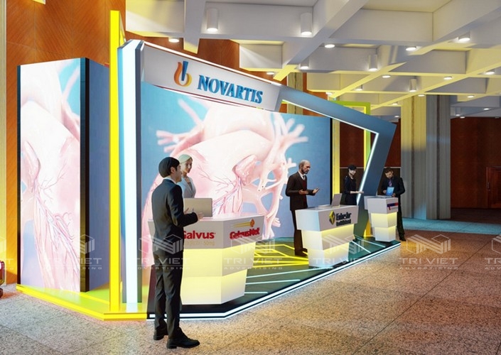 thiết kế booth quảng cáo tại quận 5