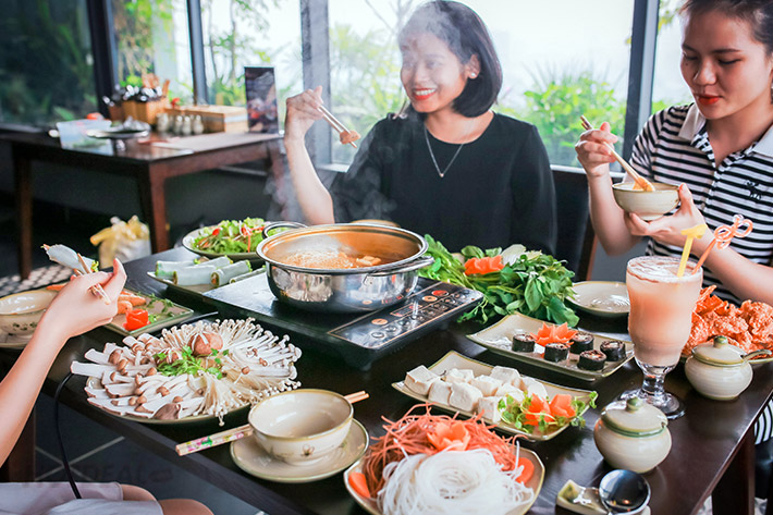 món chay đãi tiệc