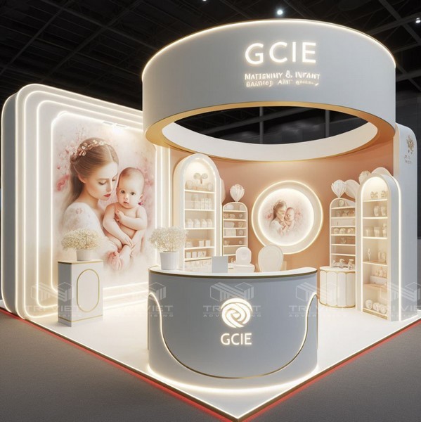 booth trưng bày hàng hóa