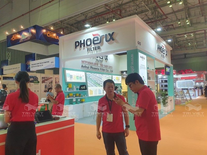 trang trí gian hàng hội chợ kinh doanh