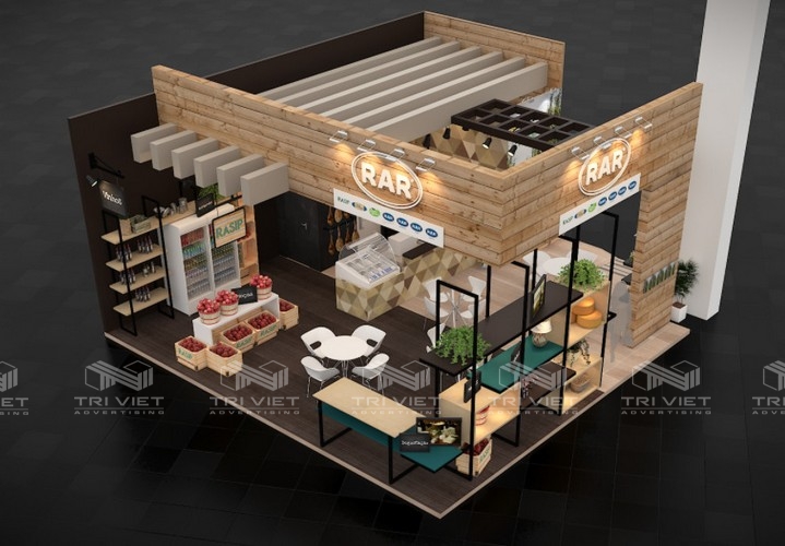 thiết kế gian hàng hội chợ ở đâu