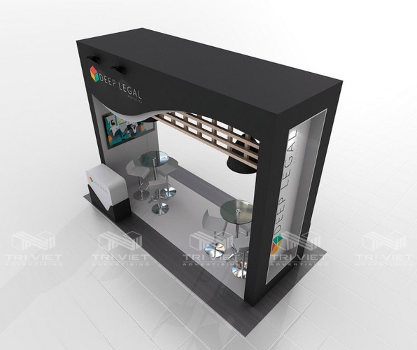 thiết kế gian hàng hội chợ giá rẻ
