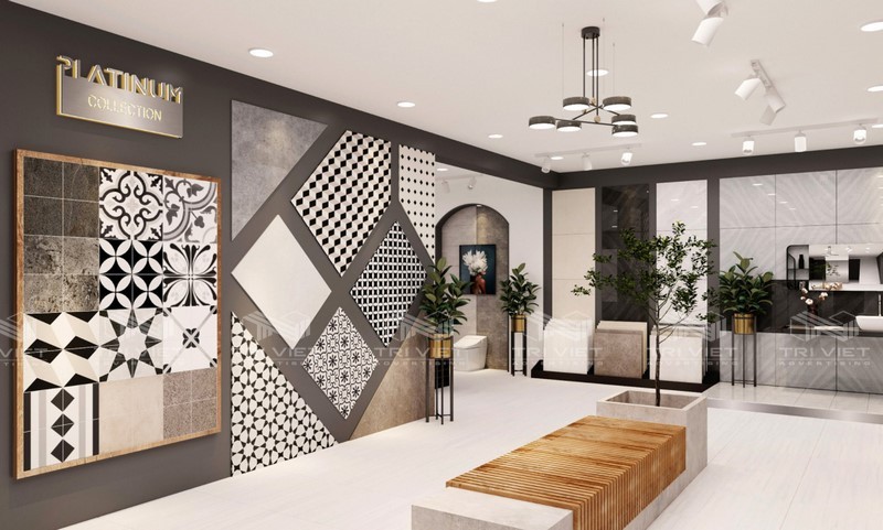 thiết kế nội thất showroom
