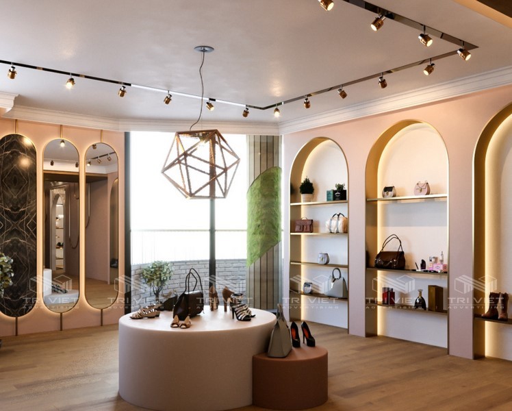 chi phí thi công showroom