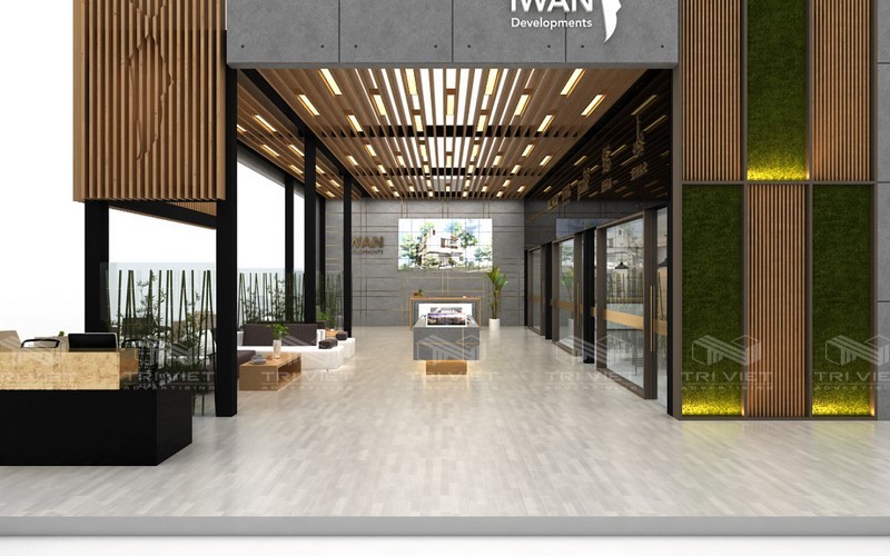 thiết kế showroom cửa hàng