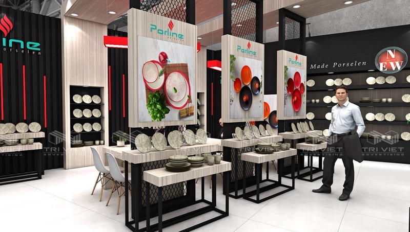 thiết kế showroom hiện đại