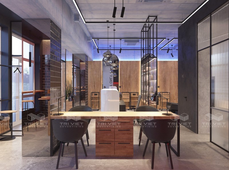 thiết kế nội thất showroom hcm