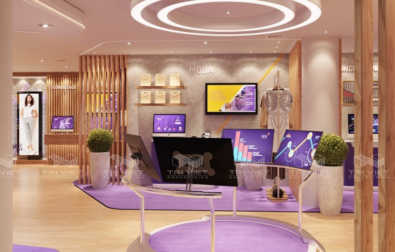 thi công thiết kế nội thất showroom