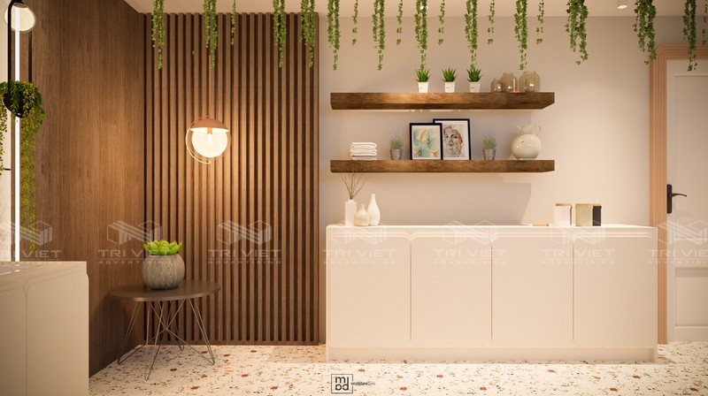 giá thiết kế nội thất showroom trưng bày