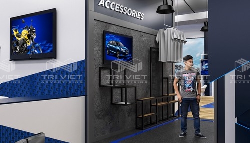 trang trí showroom đẹp quận 12