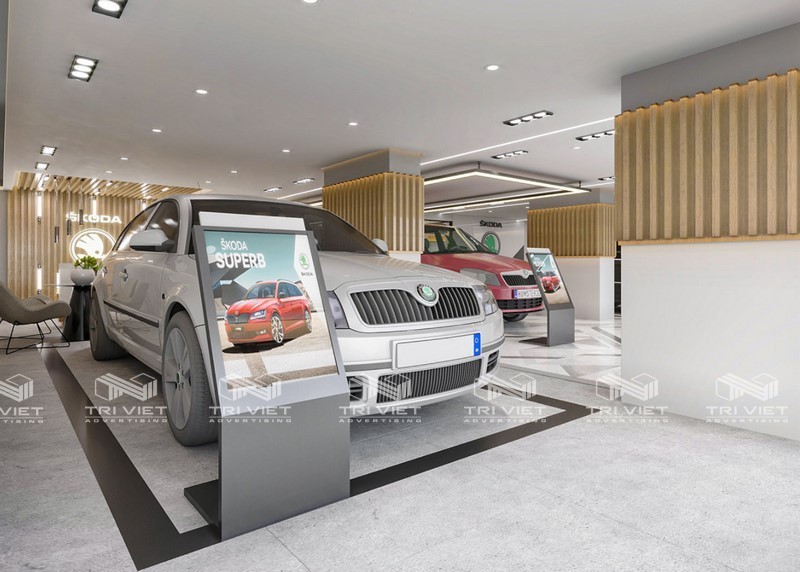 thiết kế nội that showroom trưng bày