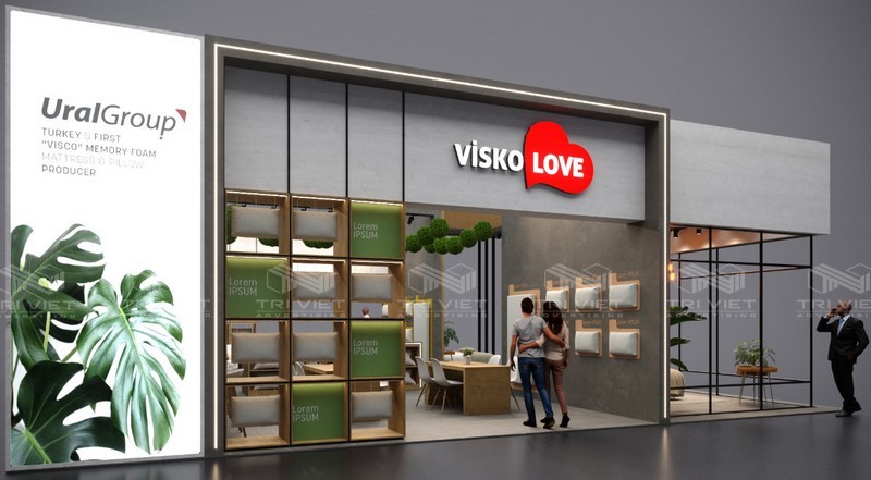 mẫu thiết kế showroom đẹp chất