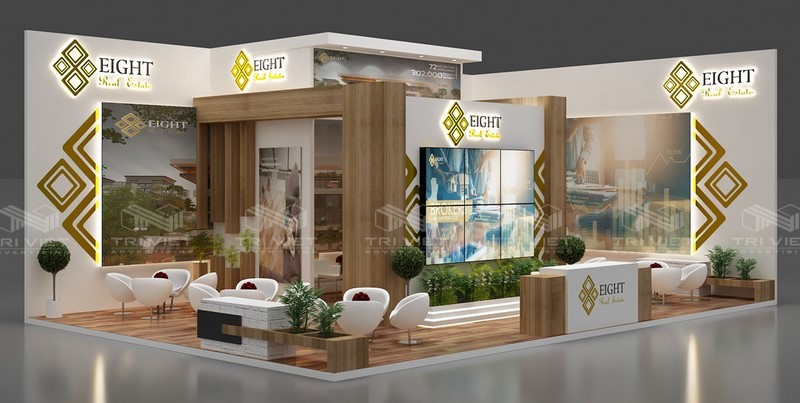 trang trí showroom đẹp hiện đại