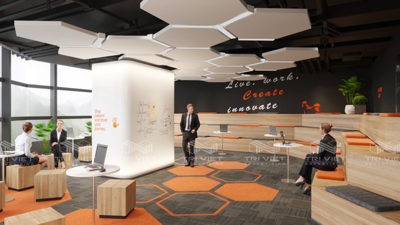 giá trang trí showroom đẹp