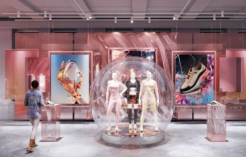 các mẫu thiết kế nội thất showroom