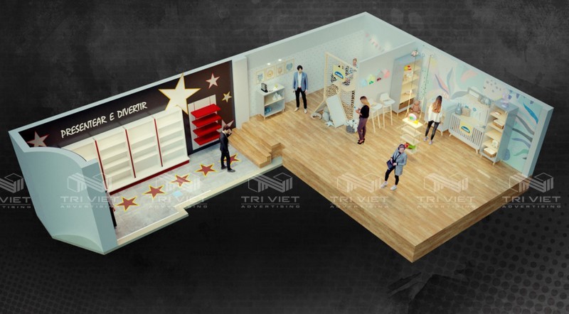 mẫu thiết kế showroom đẹp mắt