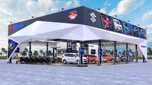 thiết kế thi công showroom sang trọng