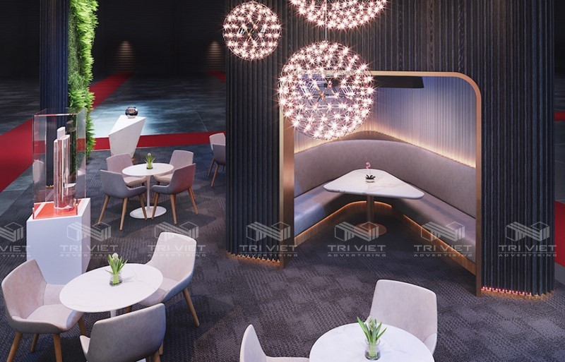 trang trí showroom đẹp chất