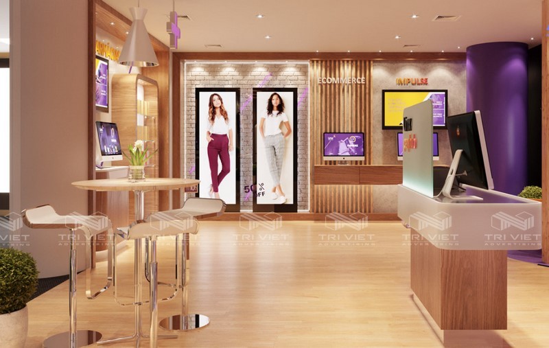 chuyên thi công showroom