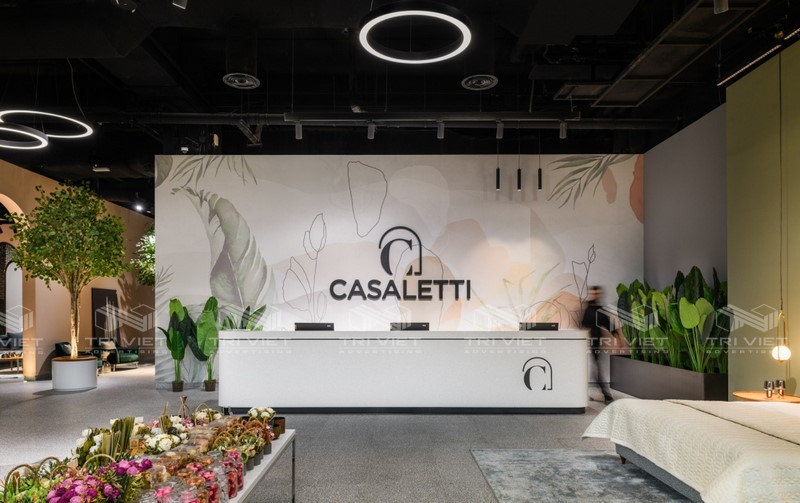 Thiết kế nội thất showroom nệm