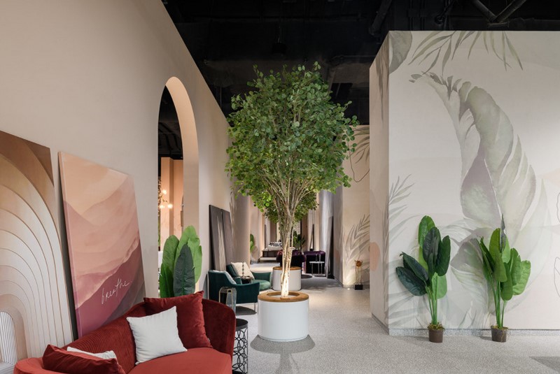 Mẫu thiết kế showroom nệm hiện đại