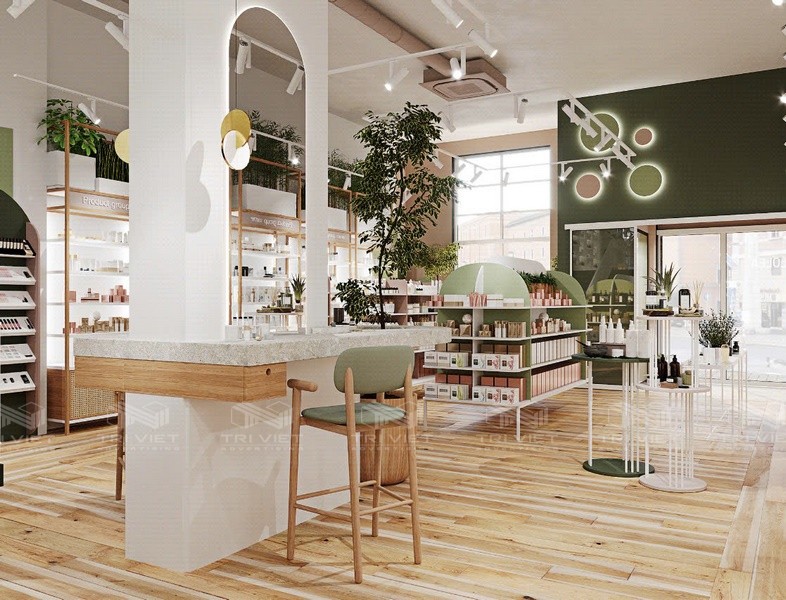 các mẫu thiết kế nội thất showroom