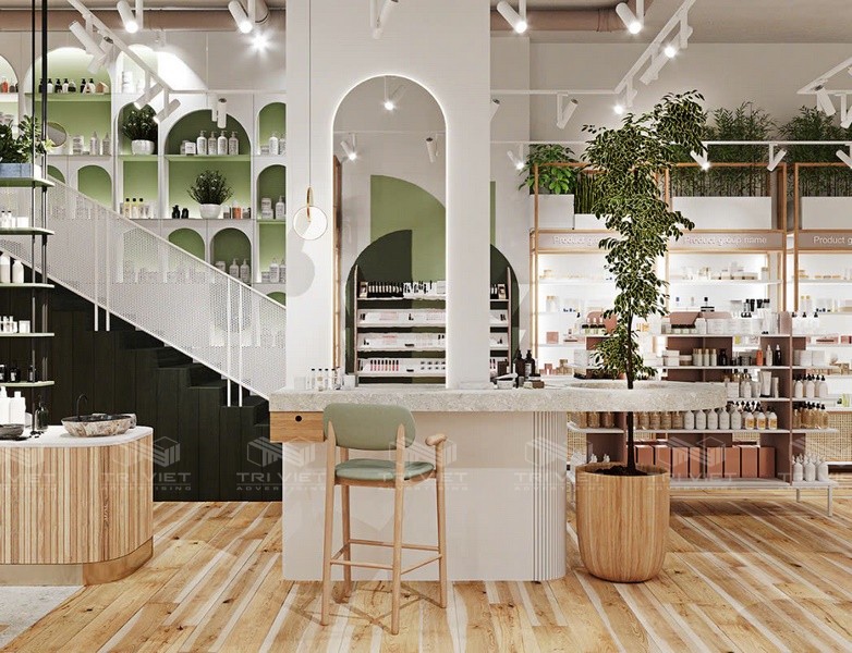 thiết kế nội thất showroom