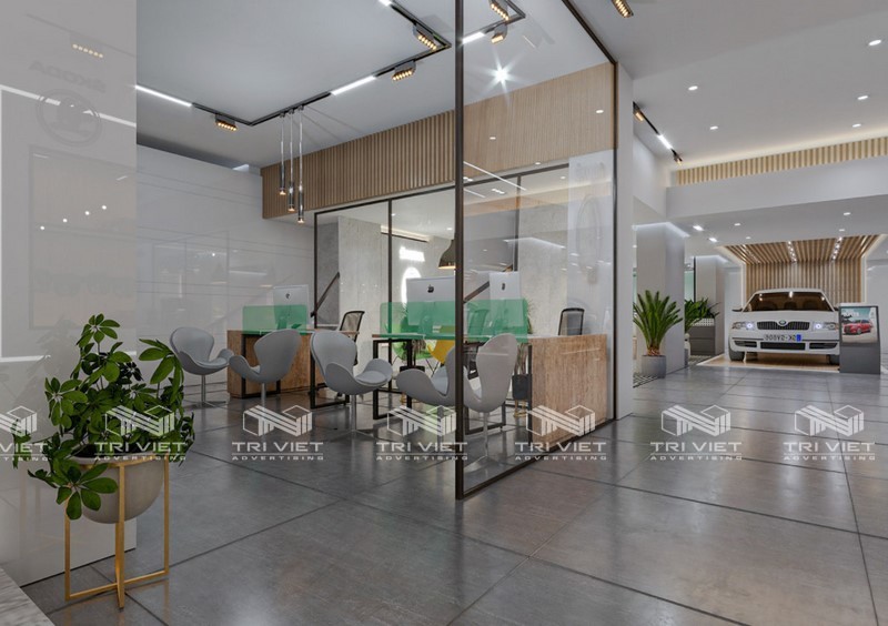 thiết kế thi công showroom uy tín tphcm
