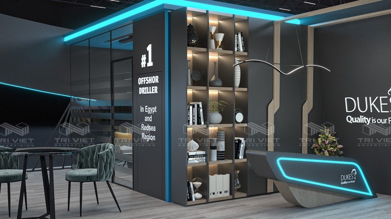 thiết kế showroom cửa hàng bình dương