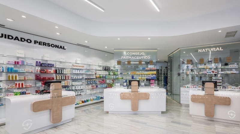 thiết kế phòng trưng bày sản phẩm quảng cáo