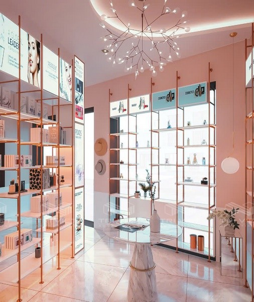 Thiết kế nội thất showroom sang trọng