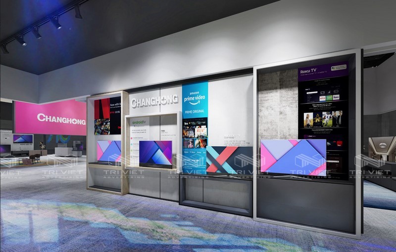 Thi công showroom nội thất cao cấp