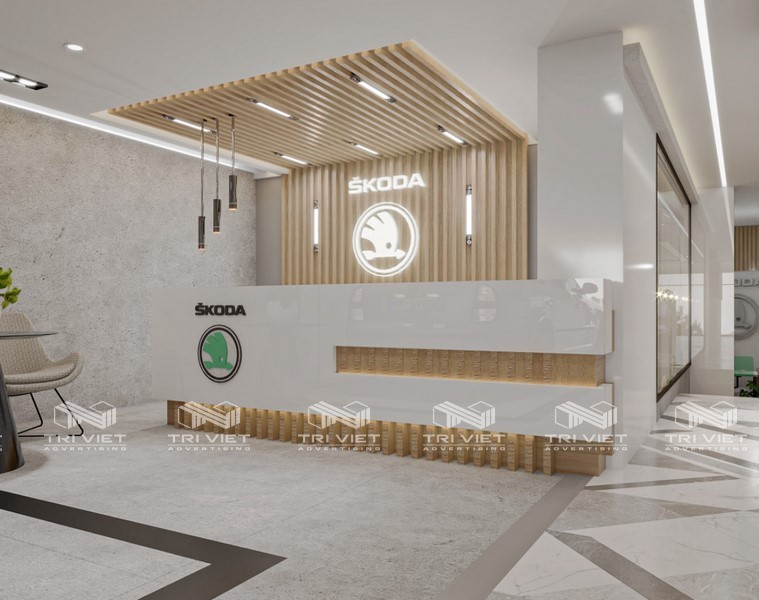 dịch vụ thi công showroom