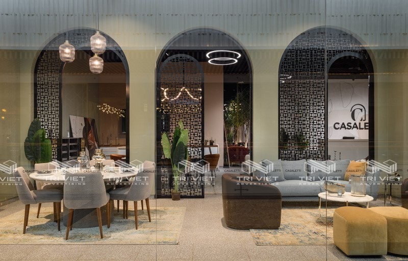 mẫu thiết kế showroom đẹp oto