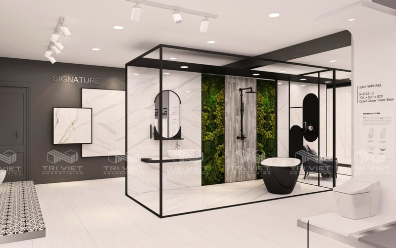 thi công nội thất showroom giá rẻ