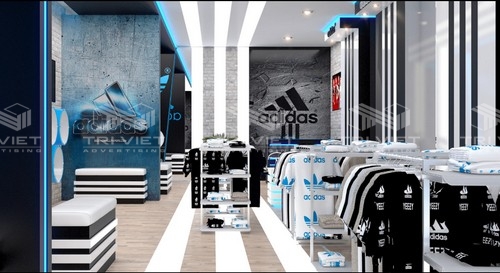 nội thất showroom độc đáo