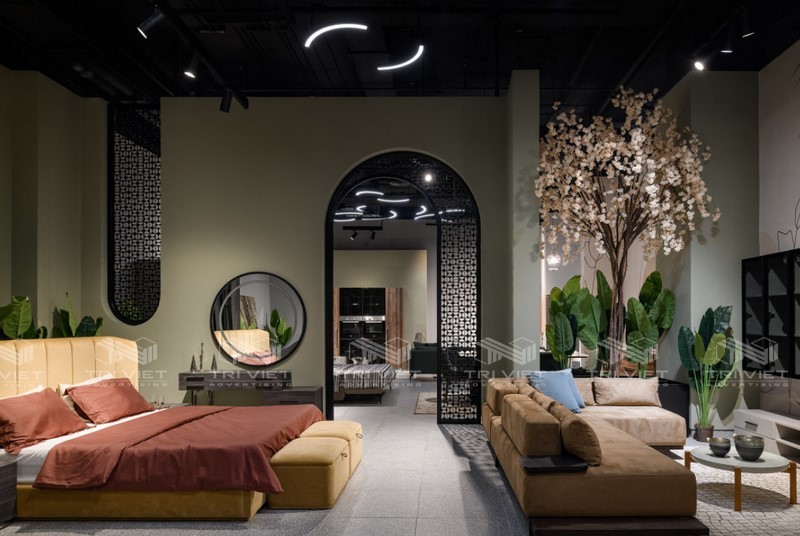 thiết kế thi công showroom quảng cáo